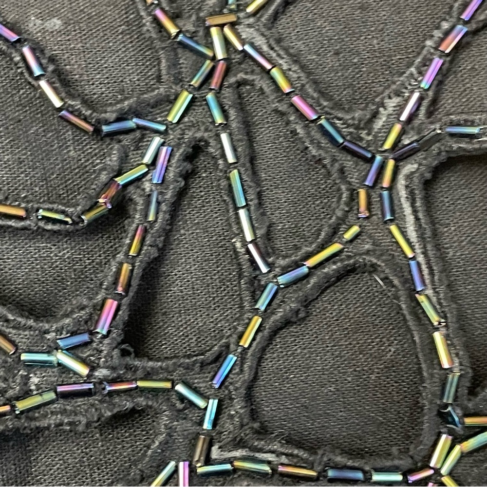 Effeci women’s size medium best Vintage 90’s beads Party Cocktail whimsigoth - Picture 4 of 8